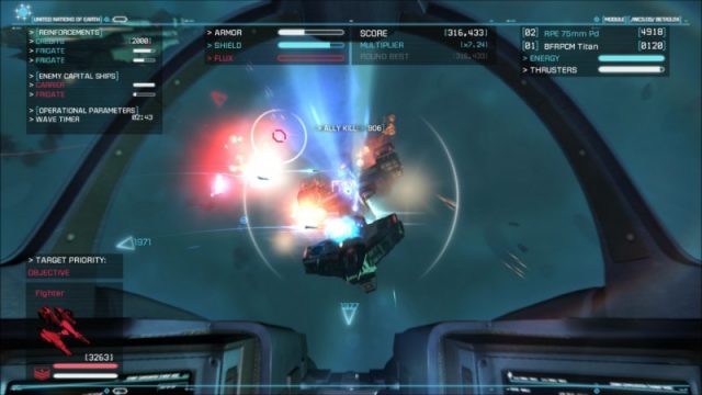Strike Suit Infinity in-game screen image #1 