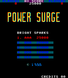 Power Surge title screen image #1 
