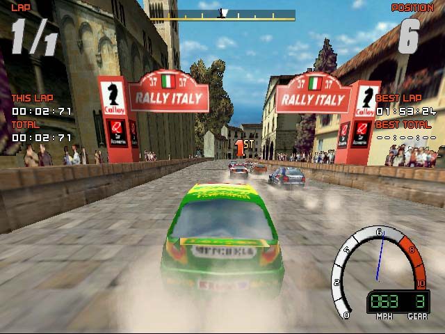 Screamer Rally  in-game screen image #1 