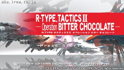 R-Type Tactics II: Operation Bitter Chocolate  title screen image #1 