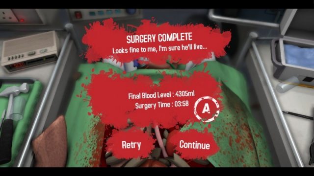 Surgeon Simulator 2013 in-game screen image #1 