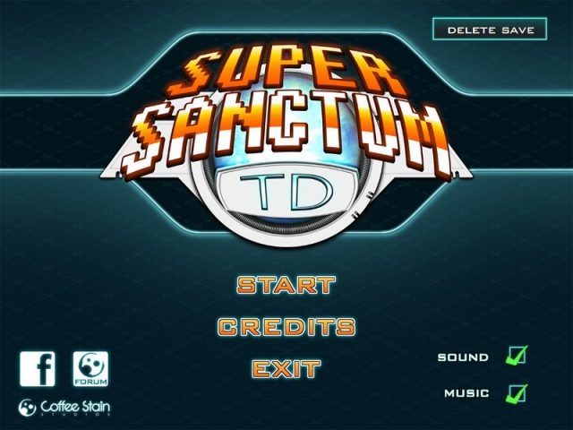 Super Sanctum TD title screen image #1 