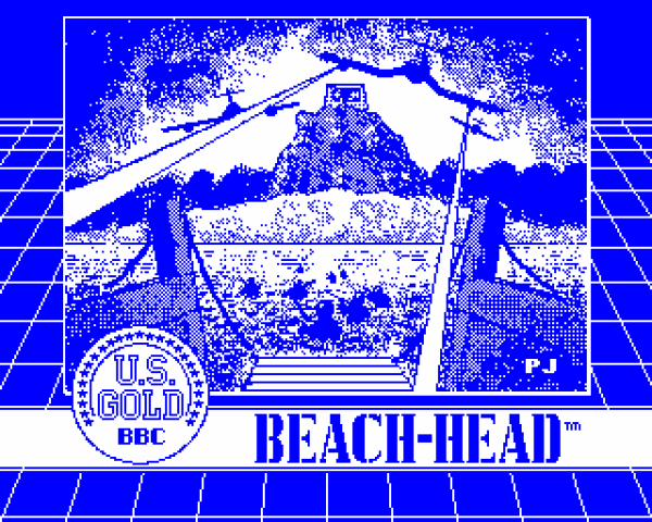 Beach Head  title screen image #1 