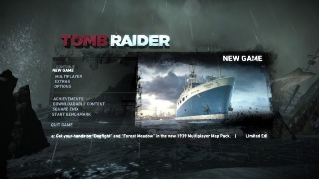 Tomb Raider  title screen image #1 