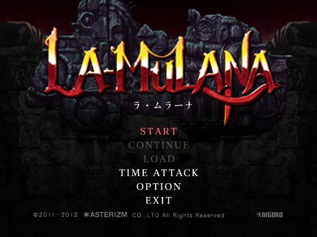 La-Mulana  title screen image #1 
