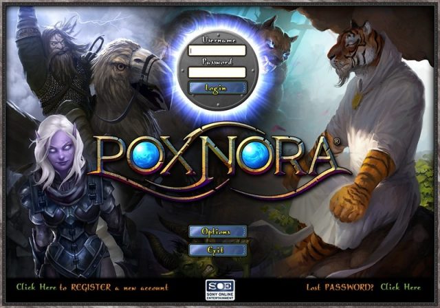 PoxNora  title screen image #1 