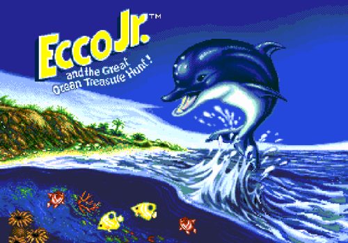 Ecco Jr. and the Great Ocean Treasure Hunt!  title screen image #1 