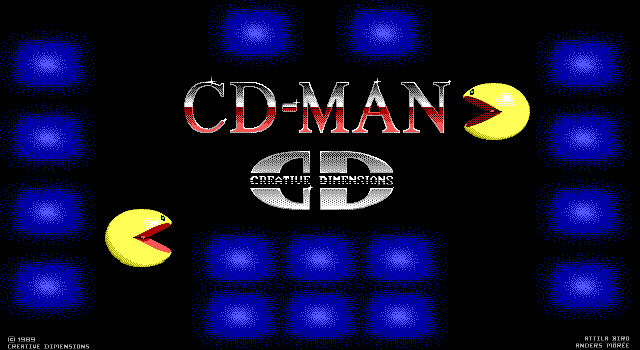 CD-Man title screen image #1 