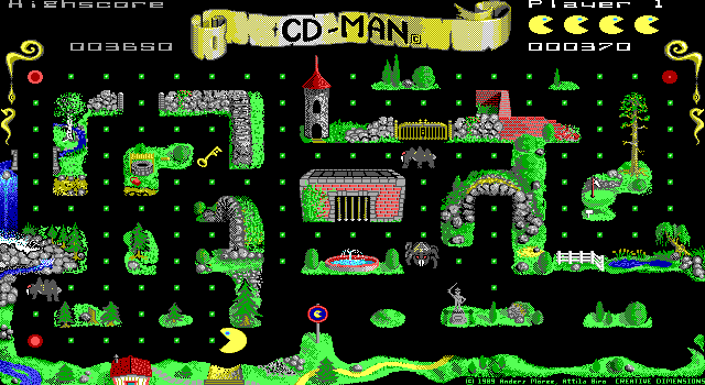 CD-Man in-game screen image #1 