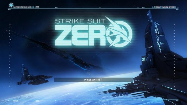Strike Suit Zero title screen image #1 