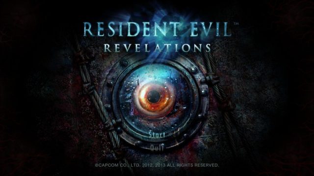 Resident Evil: Revelations  title screen image #1 