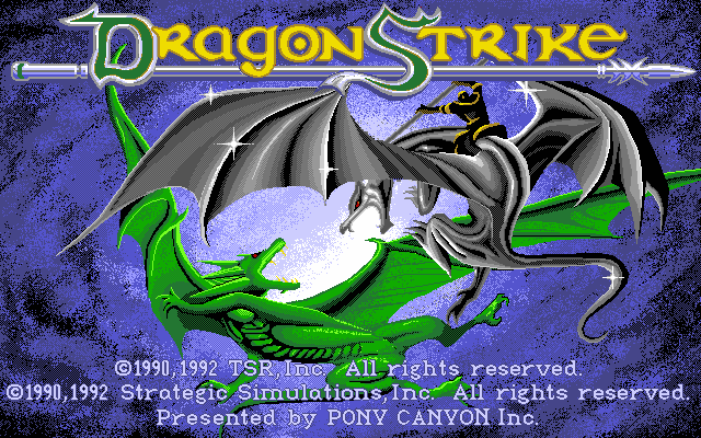 Dragon Strike  title screen image #1 