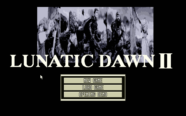 Lunatic Dawn II  title screen image #1 