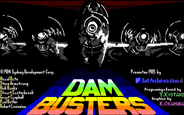 The Dam Busters  title screen image #1 