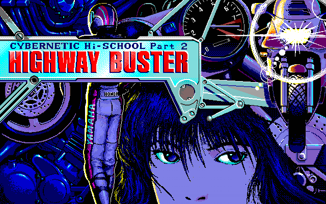 Cybernetic Hi-School Part 2: Highway Buster  title screen image #1 