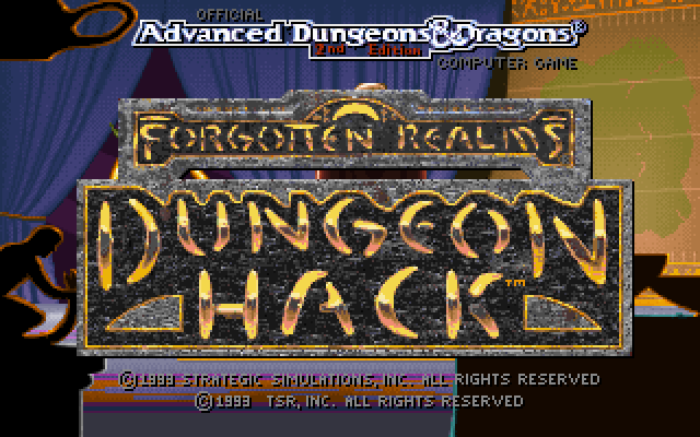 Dungeon Hack  title screen image #1 