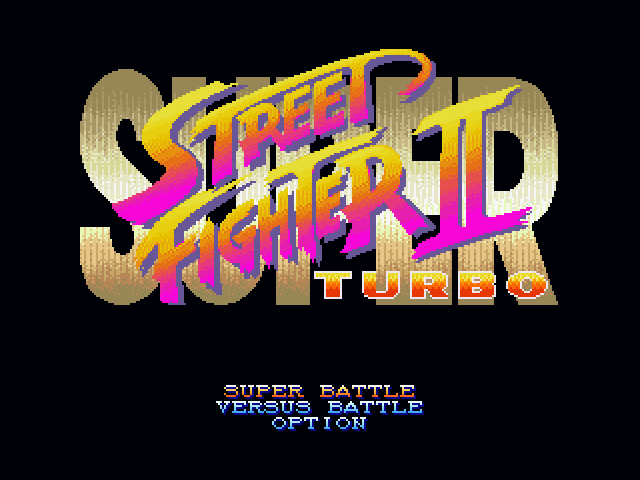 Super Street Fighter II Turbo  title screen image #1 
