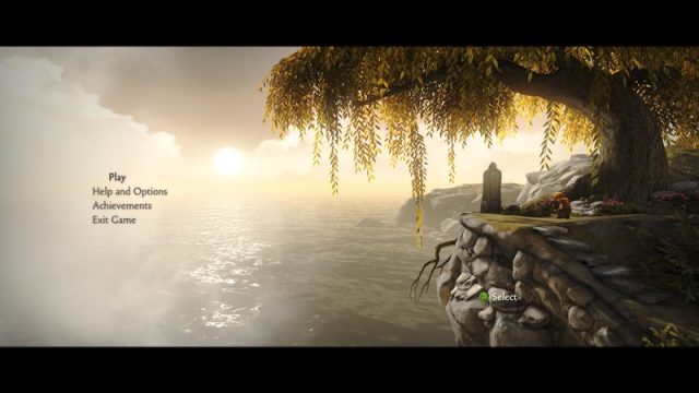 Brothers: A Tale of Two Sons in-game screen image #4 Main menu