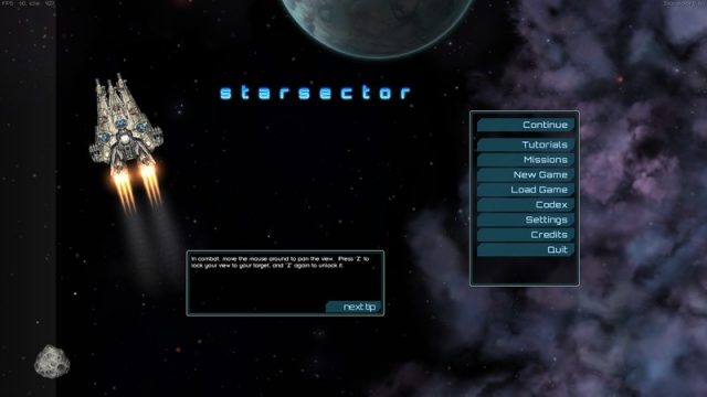 Starsector  title screen image #1 Alpha 0.6a
