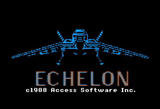 Echelon title screen image #1 