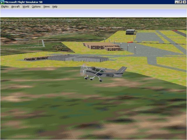 African Safari for Microsoft Flight Simulator '98 and '95 in-game screen image #2 