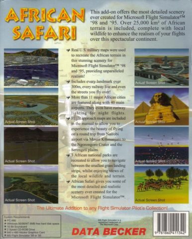African Safari for Microsoft Flight Simulator '98 and '95 package image #2 