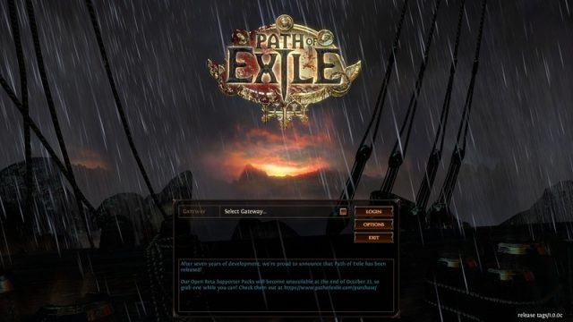 Path of Exile title screen image #1 