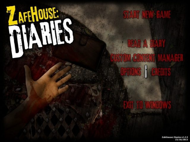 Zafehouse: Diaries title screen image #1 