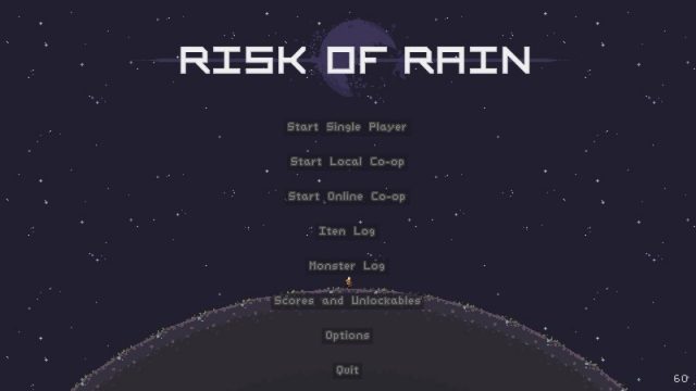 Risk of Rain title screen image #1 