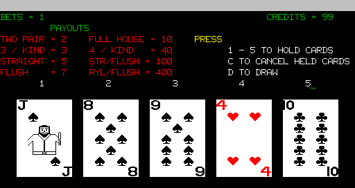 Premium Color Poker in-game screen image #1 