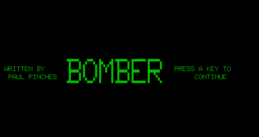 Bomber title screen image #1 