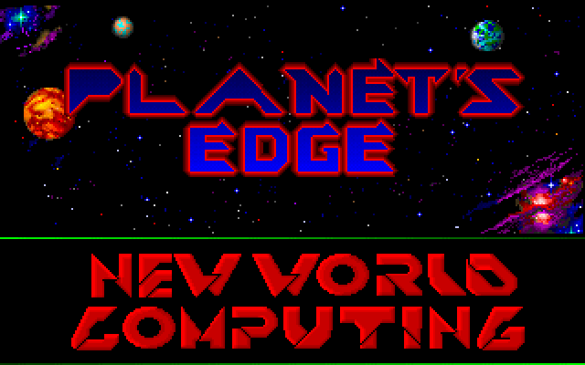 Planets Edge - Point of no Return  title screen image #1 