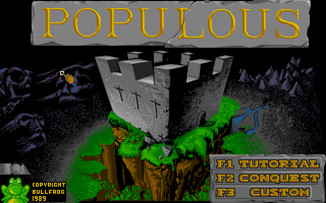 Populous  title screen image #1 