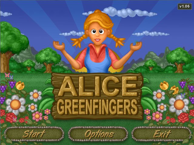 Alice Greenfingers title screen image #1 