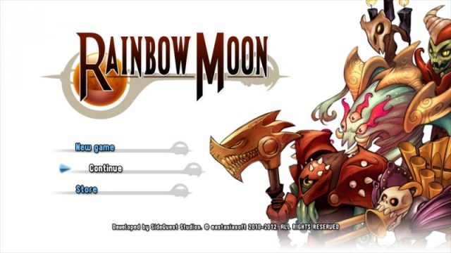 Rainbow Moon title screen image #1 