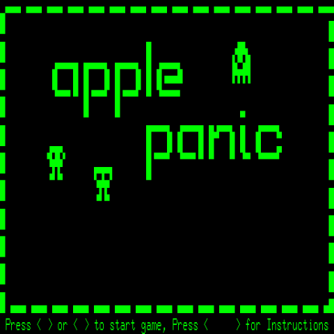 Apple Panic title screen image #1 