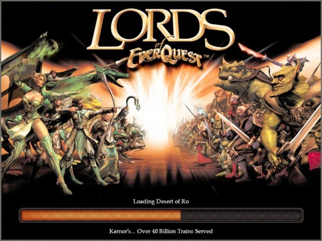 Lords of EverQuest  title screen image #1 