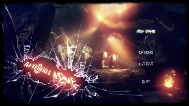 Afterfall: InSanity  title screen image #1 