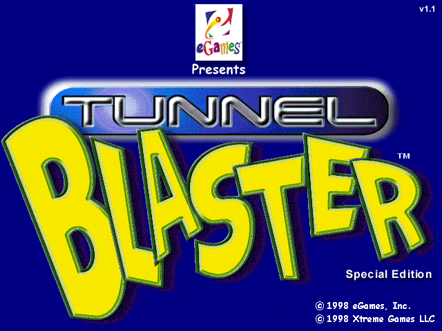 Tunnel Blaster  title screen image #1 