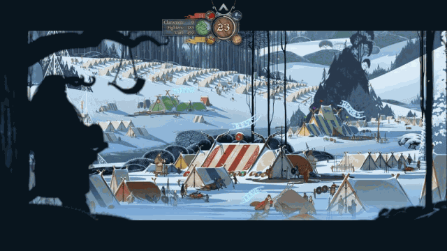 The Banner Saga in-game screen image #1 