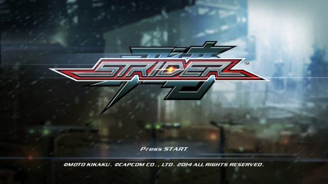 STRIDER title screen image #1 
