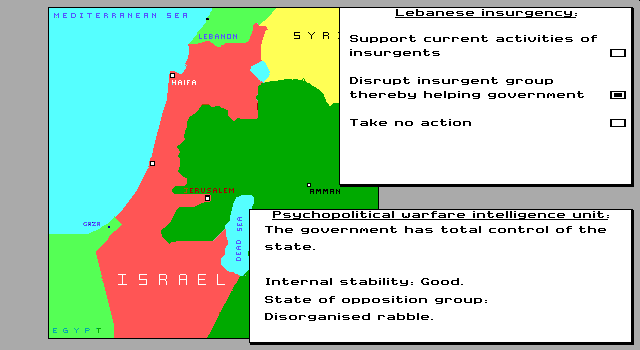Conflict: The Middle East Political Simulator  in-game screen image #2 