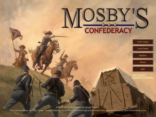 Mosby's Confederacy title screen image #1 
