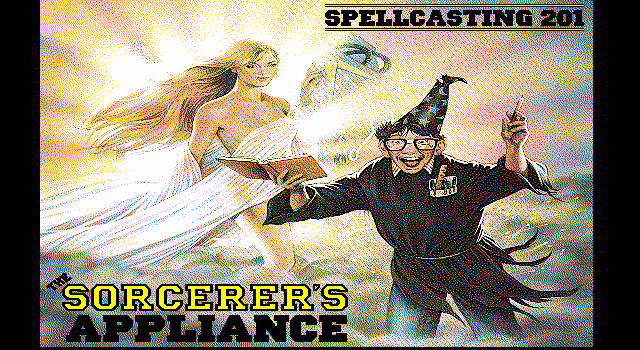 Spellcasting 201 - The Sorcerers Appliance title screen image #1 