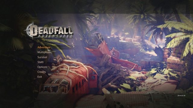 Deadfall Adventures title screen image #2 