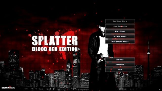 Splatter  title screen image #1 