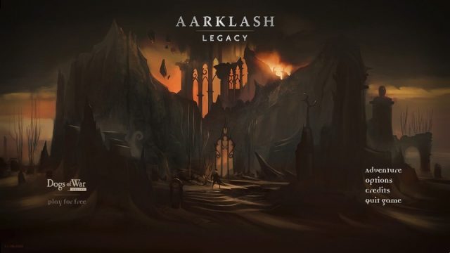 Aarklash: Legacy title screen image #1 