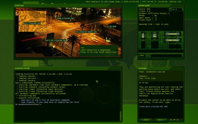 Hacker Evolution: Untold in-game screen image #1 