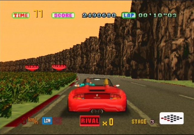 Sega Ages 2500 Series Vol. 13: OutRun  in-game screen image #3 