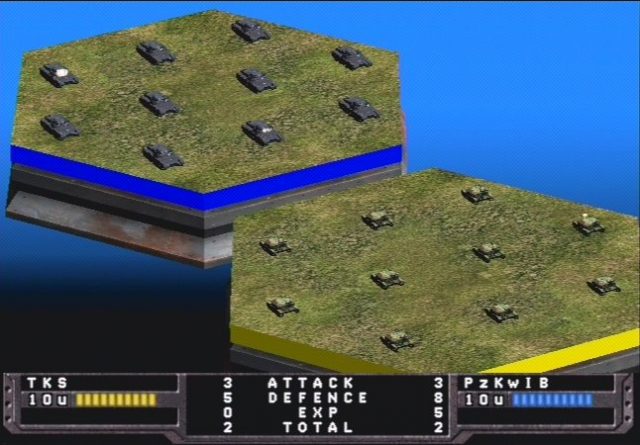 Sega Ages 2500 Series Vol. 22: Advanced Daisenryaku - Deutch Dengeki Sakusen in-game screen image #2 